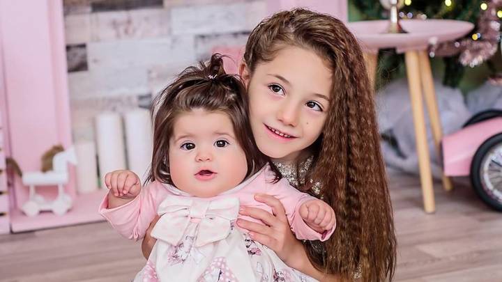 Youngster Gets Her Wish As Baby Sister Is Born With Full Head Of Hair